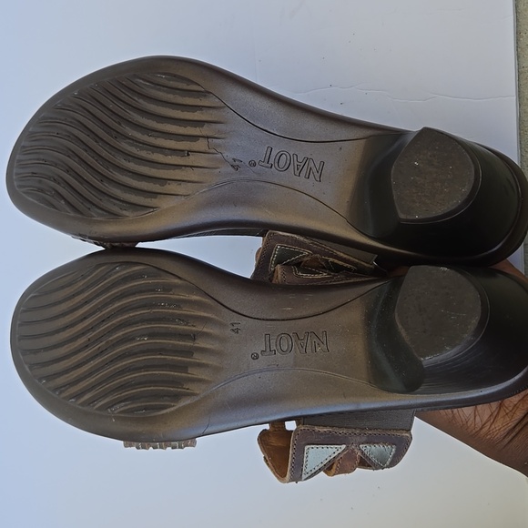 NAOT Stylish Brown Women's Mule Sandals Size 41/9 - Picture 6 of 9